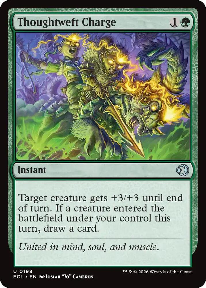Thoughtweft Charge 198 (Lorwyn Eclipsed) - Foil