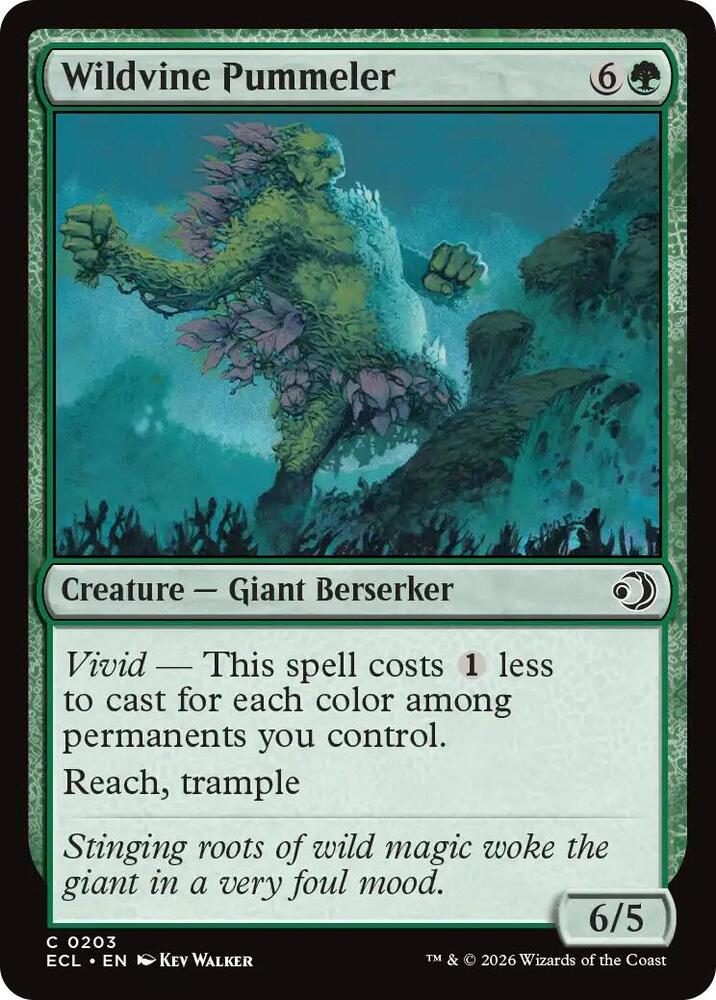 Wildvine Pummeler 203/273 (Lorwyn Eclipsed) - Foil