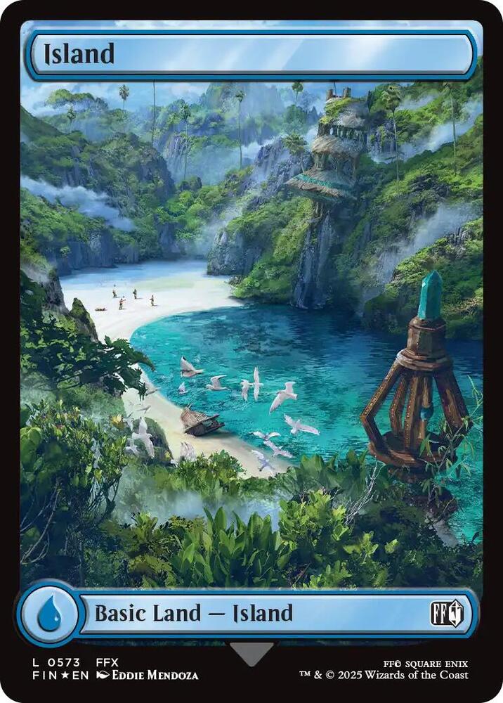 Island 573/309 (FINAL FANTASY) - Full Art Surge Foil