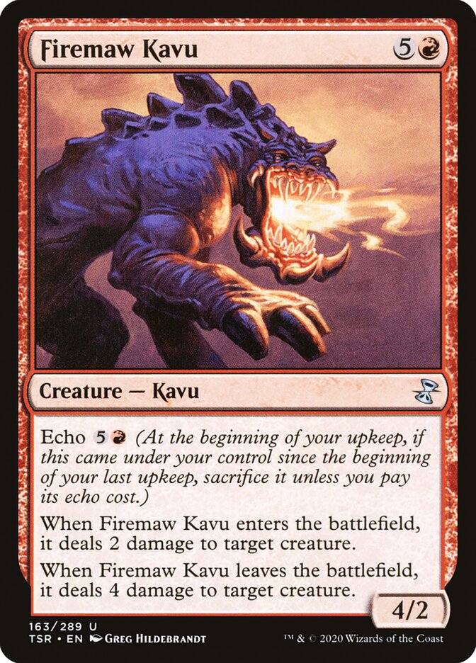 Firemaw Kavu 163/289 (Time Spiral: Remastered)