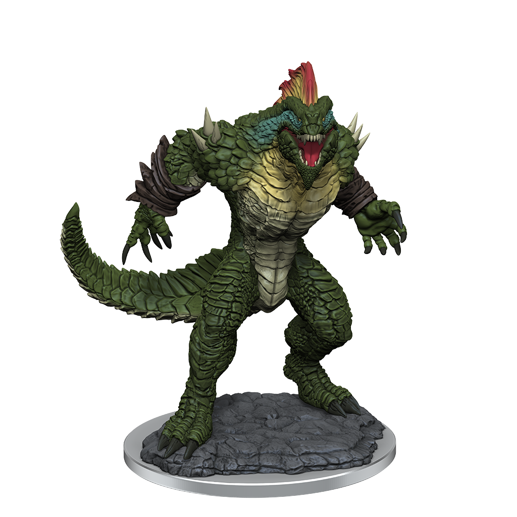 Dungeons & Dragons Nolzurs Marvelous Unpainted Miniatures Lizardfolk Render - Good Games