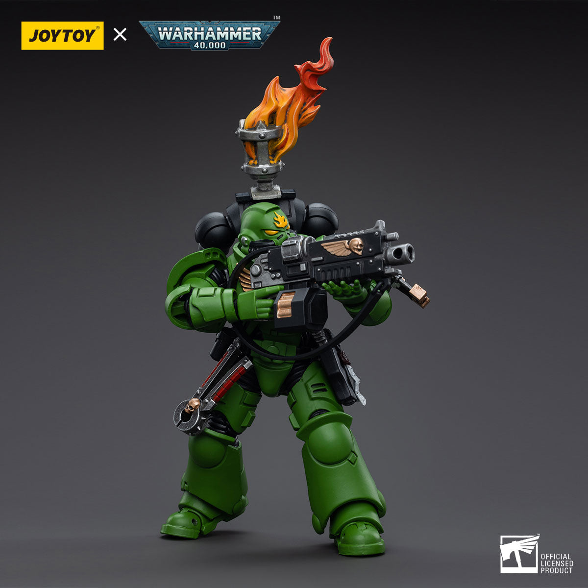 Warhammer Collectibles 1/18 Scale Salamanders Intercessors Sergeant Tsekgan - Good Games