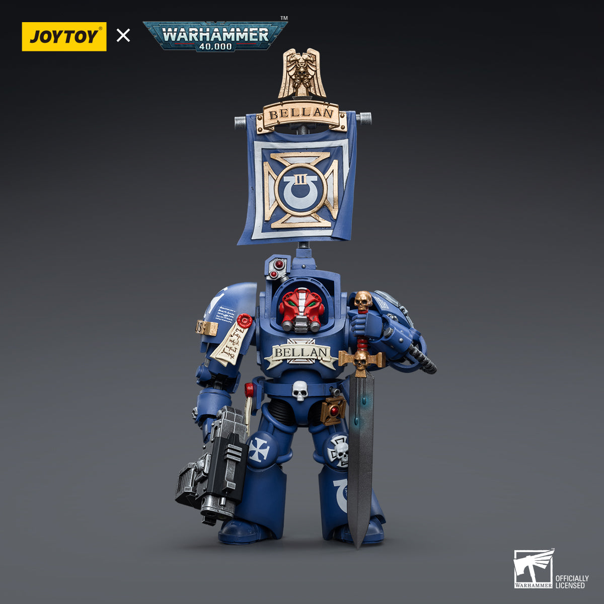 Warhammer Collectibles: 1/18 Scale Ultramarines Terminators Sergeant Bellan - Good Games