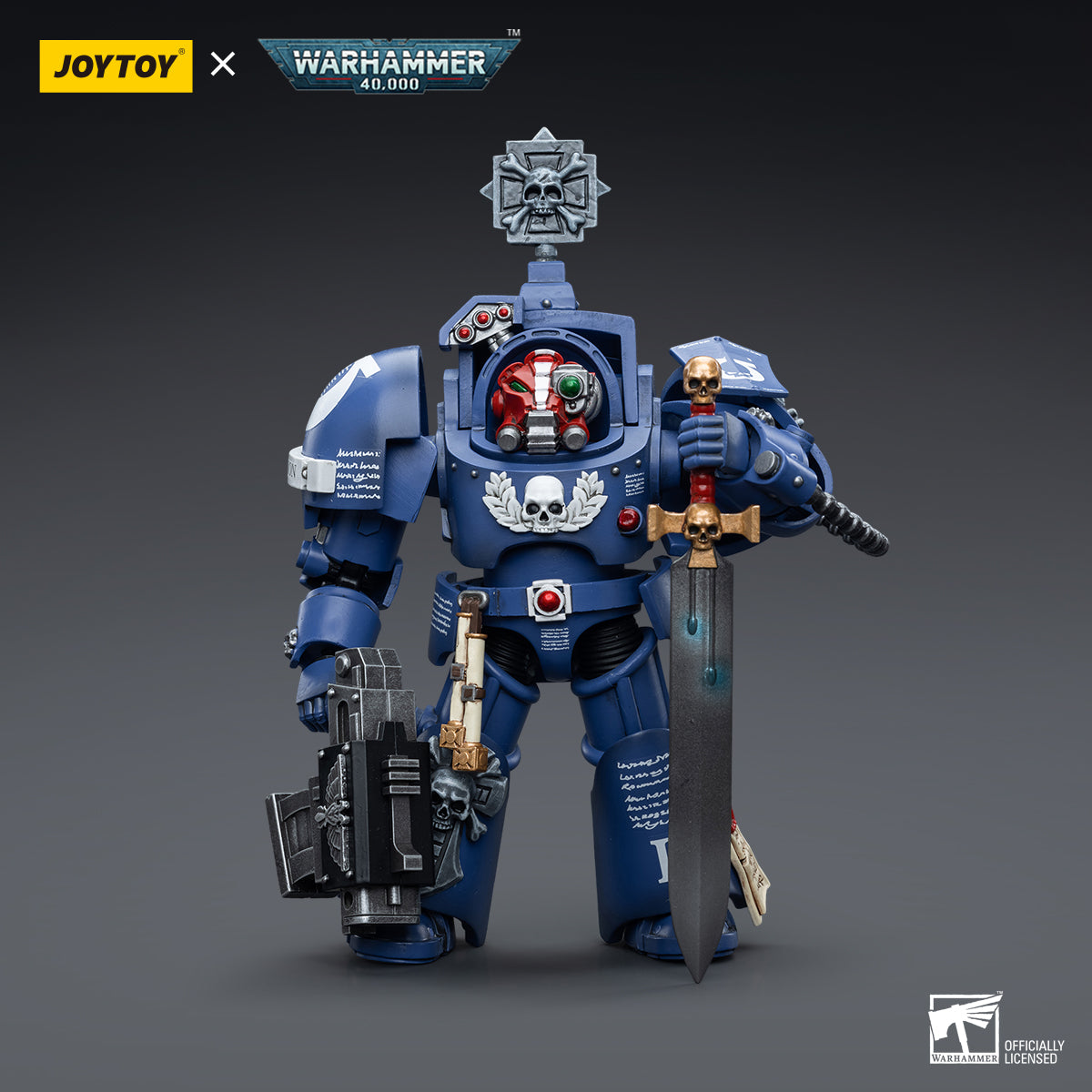 Warhammer Collectibles: 1/18 Scale Ultramarines Terminators Sergeant Terconon - Good Games