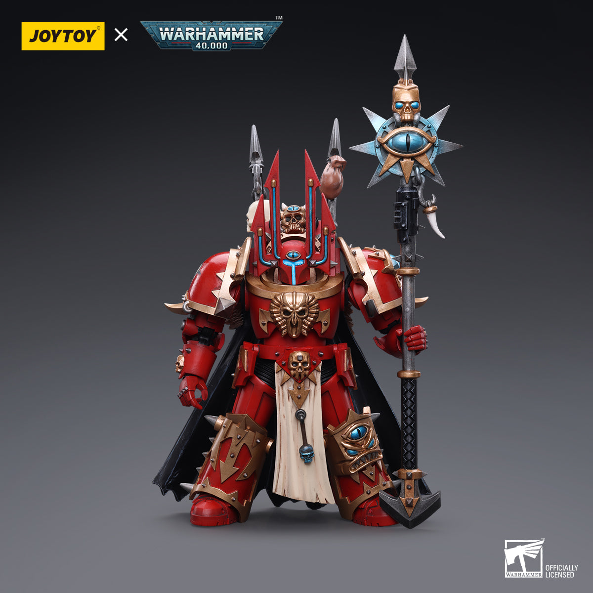 Warhammer Collectibles: 1/18 Scale Chaos Space Marines Sorcerer Lord in Terminator Armour - Good Games
