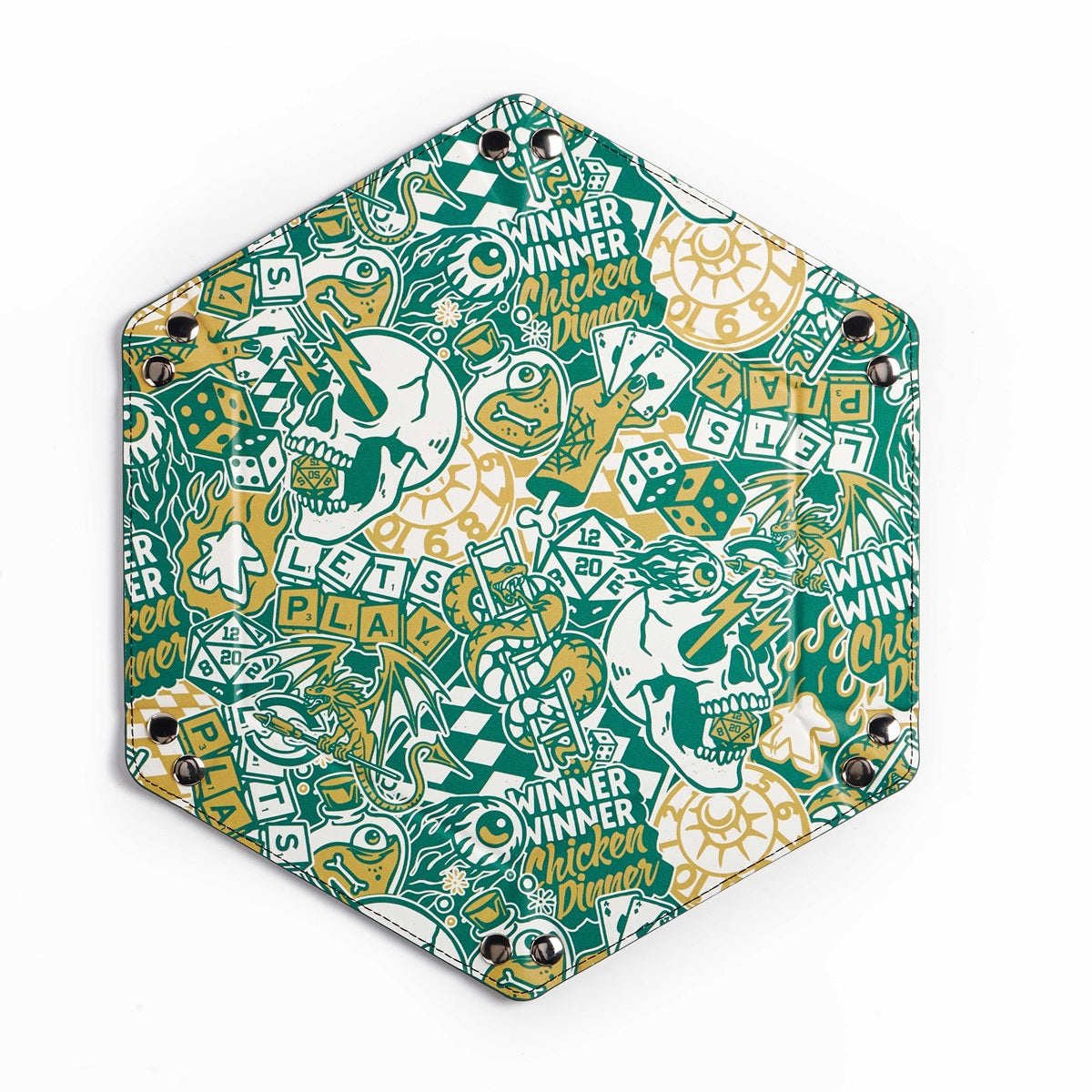 LPG Hex Dice Tray 8 Inch - Artist Series: Cara - Good Games