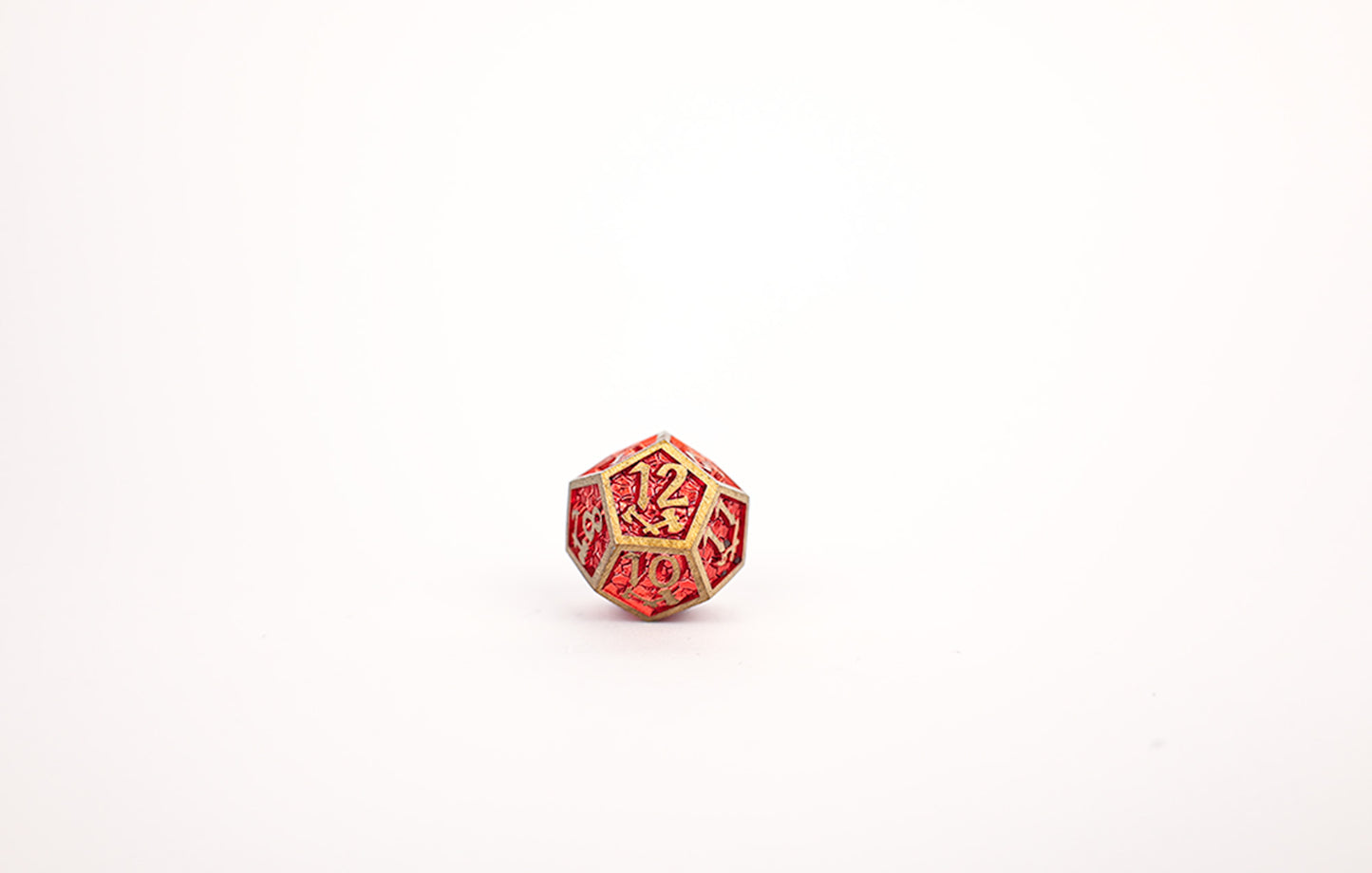 LPG Dice Set - Metal RPG Draco Bright Red/Gold - Good Games