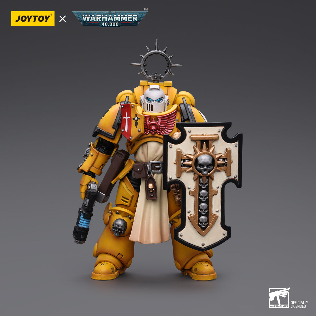 Warhammer Collectibles: 1/18 Scale Primaris Space Marines Imperial Fists Bladeguard Veteran - Good Games