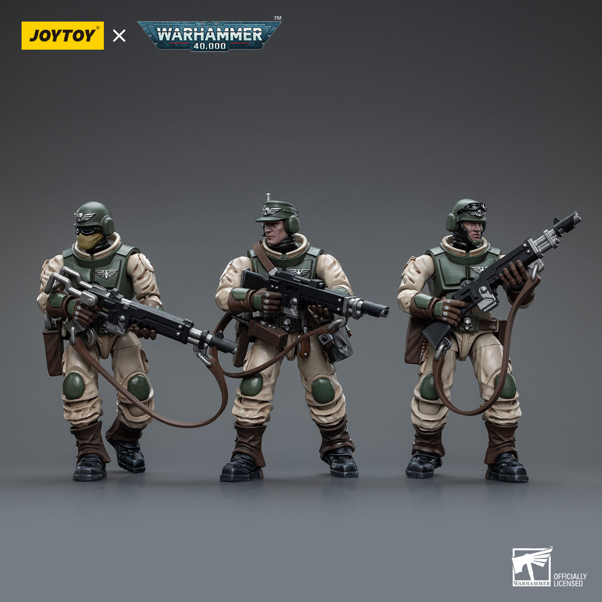 Warhammer Collectibles: 1/18 Scale Astra Militarum Ordnance Team with Malleus Ordnance Brigade (Preorder) - Good Games