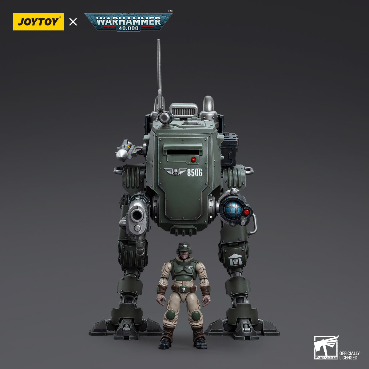 Warhammer Collectibles: 1/18 Astra Militarum Cadian Armoured Sentinel - Good Games