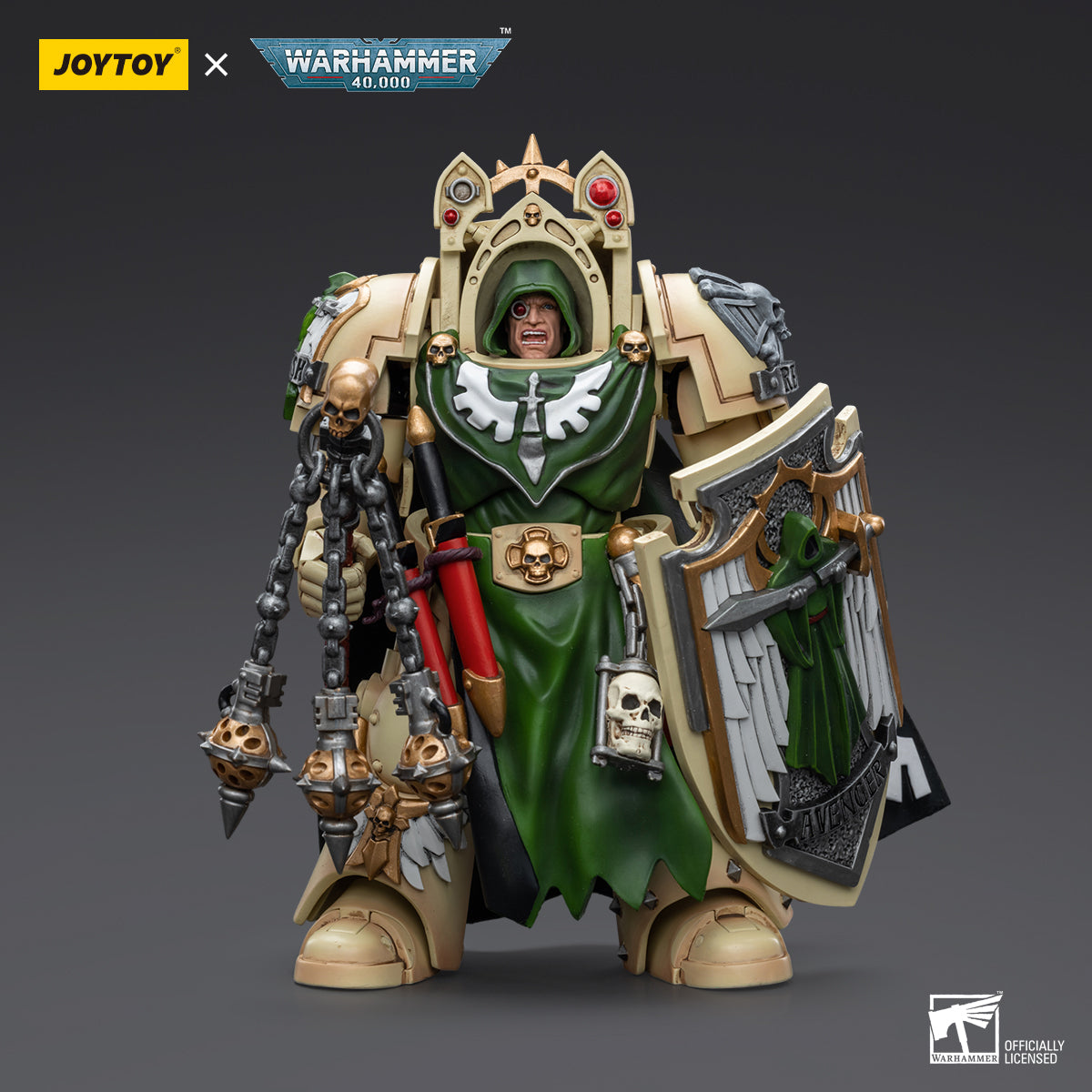 Warhammer Collectibles: 1/18 Scale Dark Angels Deathwing Knight Master with Flail of the Unforgiven - Good Games