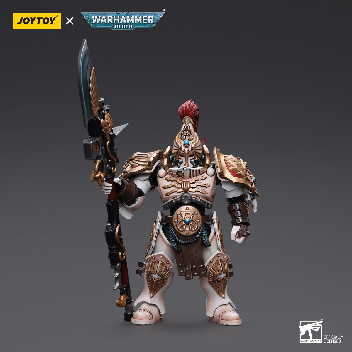 Warhammer Collectibles: 1/18 Scale Adeptus Custodes Solar Watch Custodian Guard with Guardian Spear - Good Games