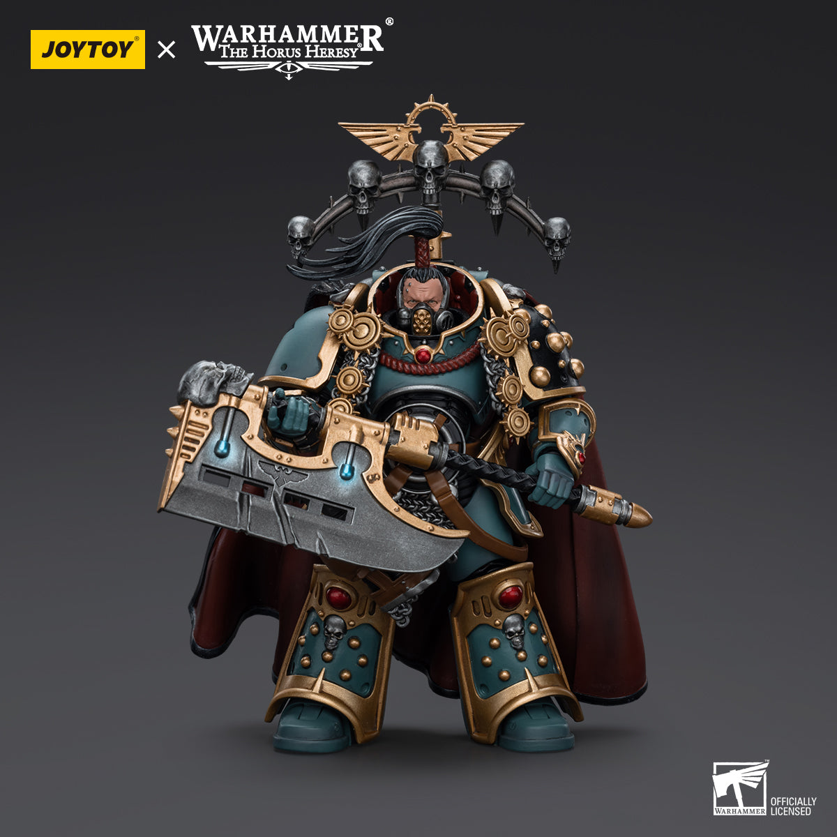 Warhammer Collectibles: 1/18 Scale Sons of Horus Legion Praetor with Power Axe - Good Games