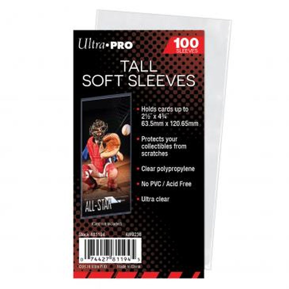 Ultra Pro - 2-1/2" x 4-3/4" Tall Card Sleeves