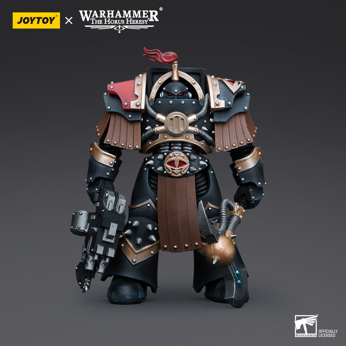 Warhammer Collectibles: 1/18 Scale Sons of Horus Justaerin Terminator Squad Justaerin w Power Axe - Good Games