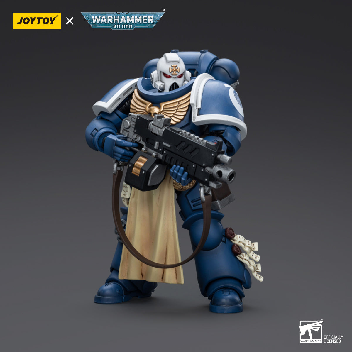 Warhammer Collectibles: 1/18 Scale Ultramarines Sternguard Veteran with Auto Bolt Rifle - Good Games