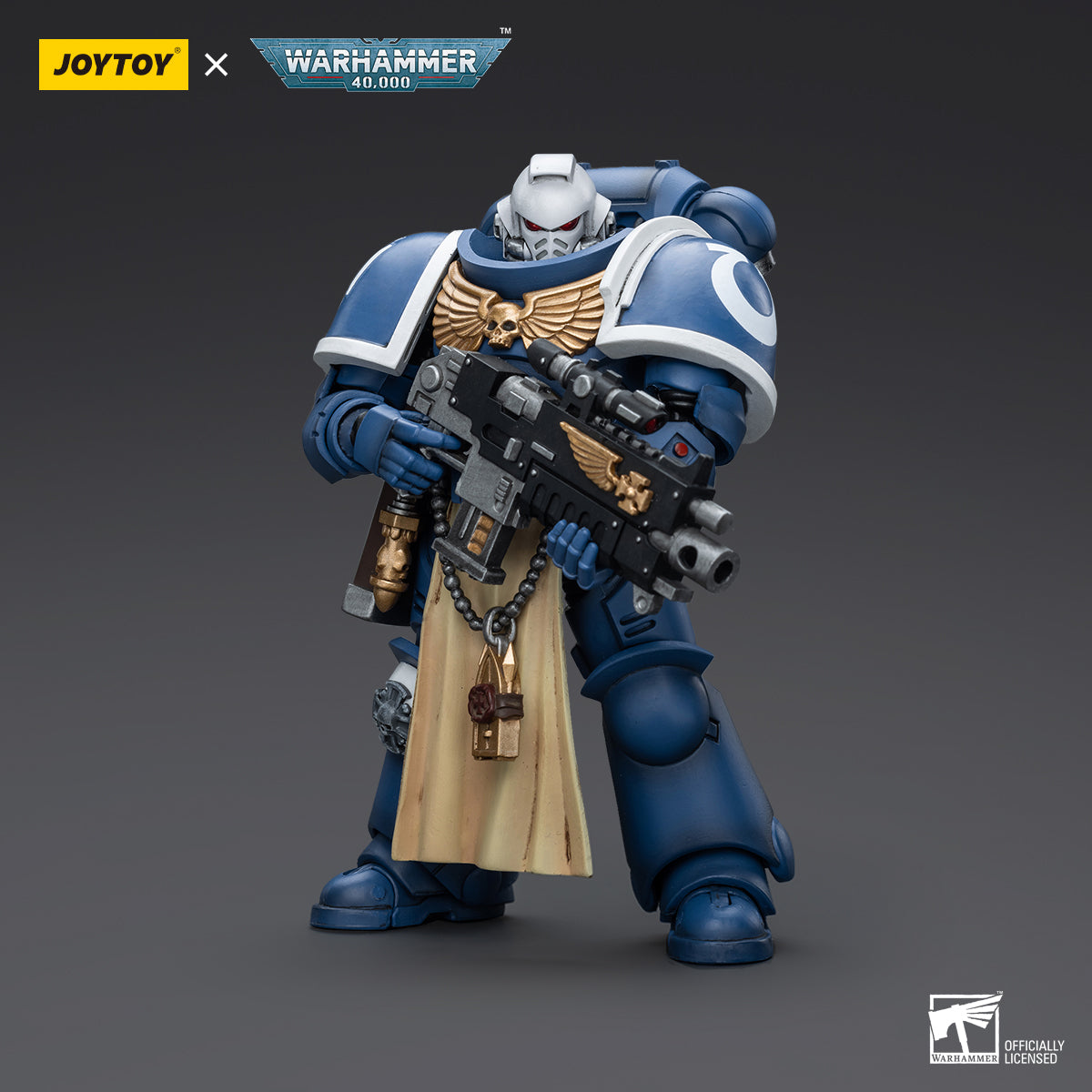 Warhammer Collectibles: 1/18 Scale Ultramarines Sternguard Veteran with Bolt Rifle - Good Games