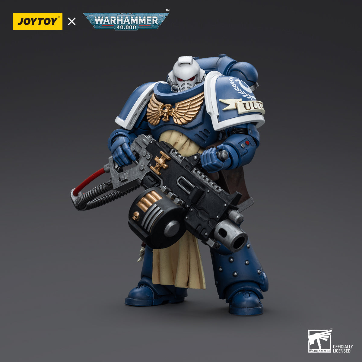 Warhammer Collectibles: 1/18 Scale Ultramarines Sternguard Veteran with Heavy Bolter - Good Games