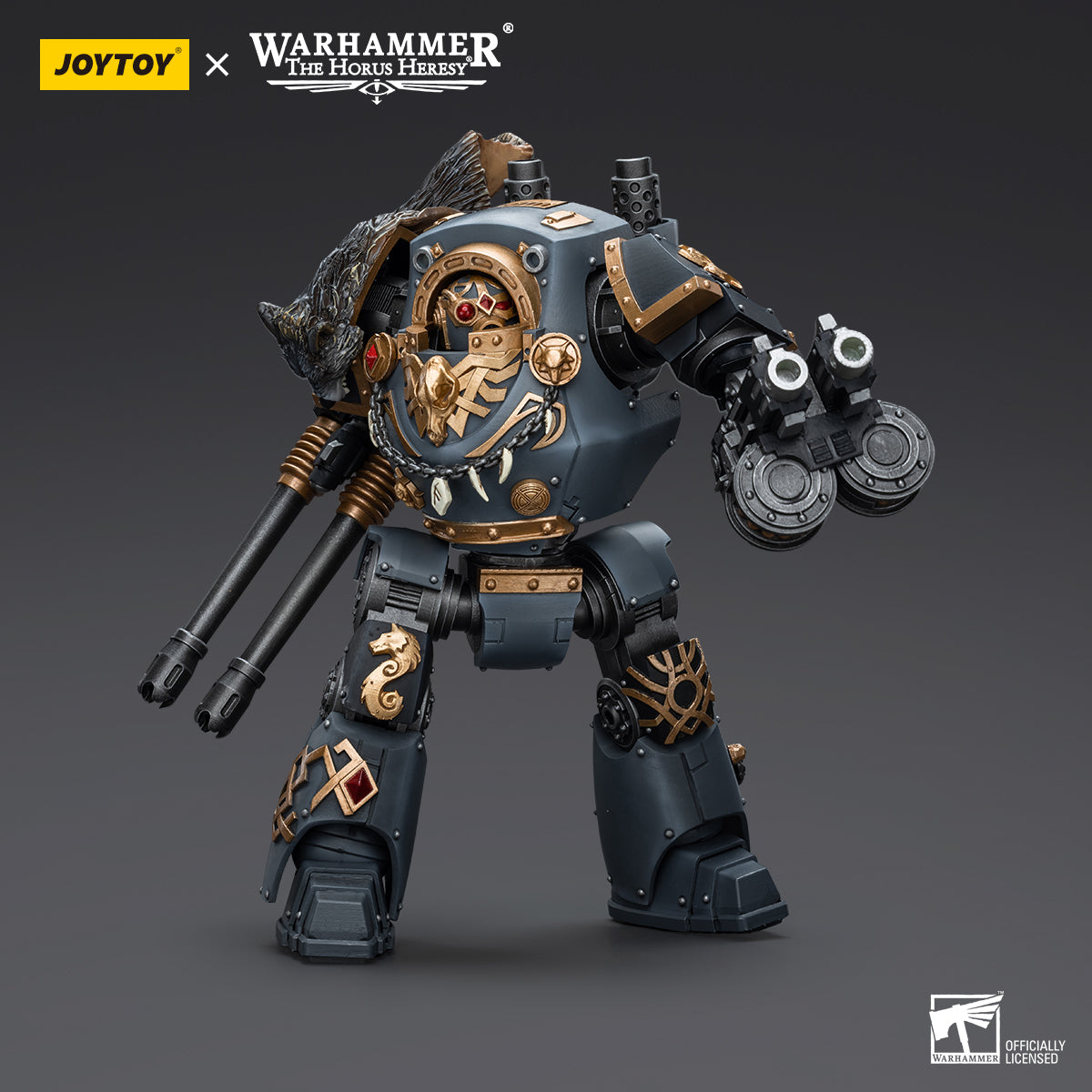 Warhammer Collectibles: 1/18 Scale Space Wolves Contemptor Dreadnought with Gravis Bolt Cannon - Good Games