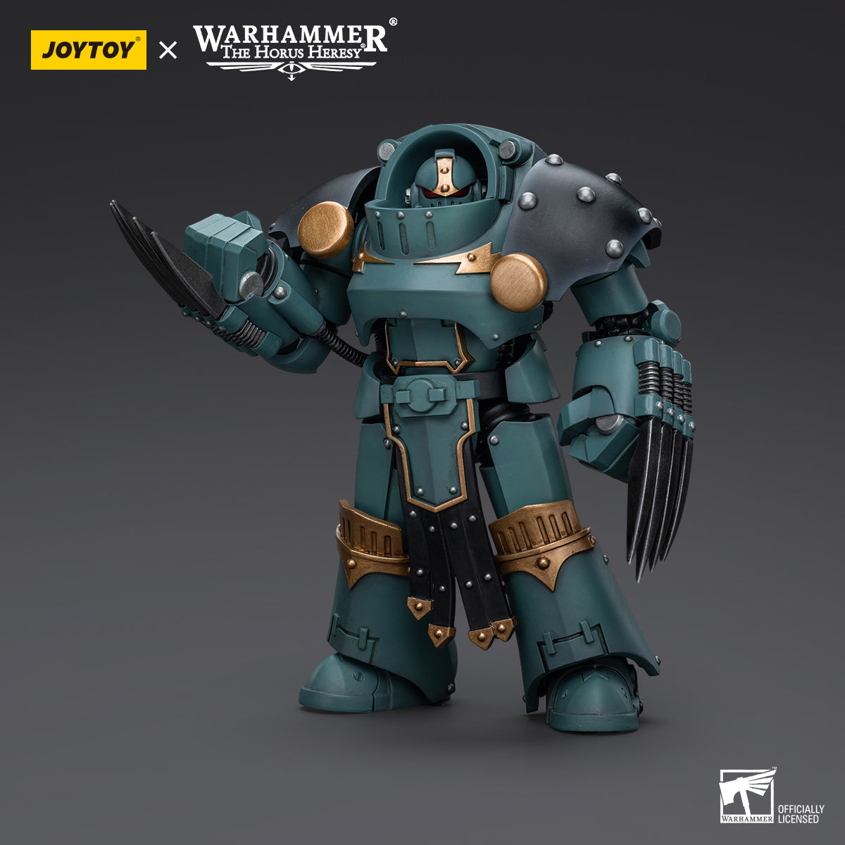 Warhammer Collectibles: 1/18 Scale Sons Of Horus Tartaros Terminator Squad Terminator With Claw - Good Games