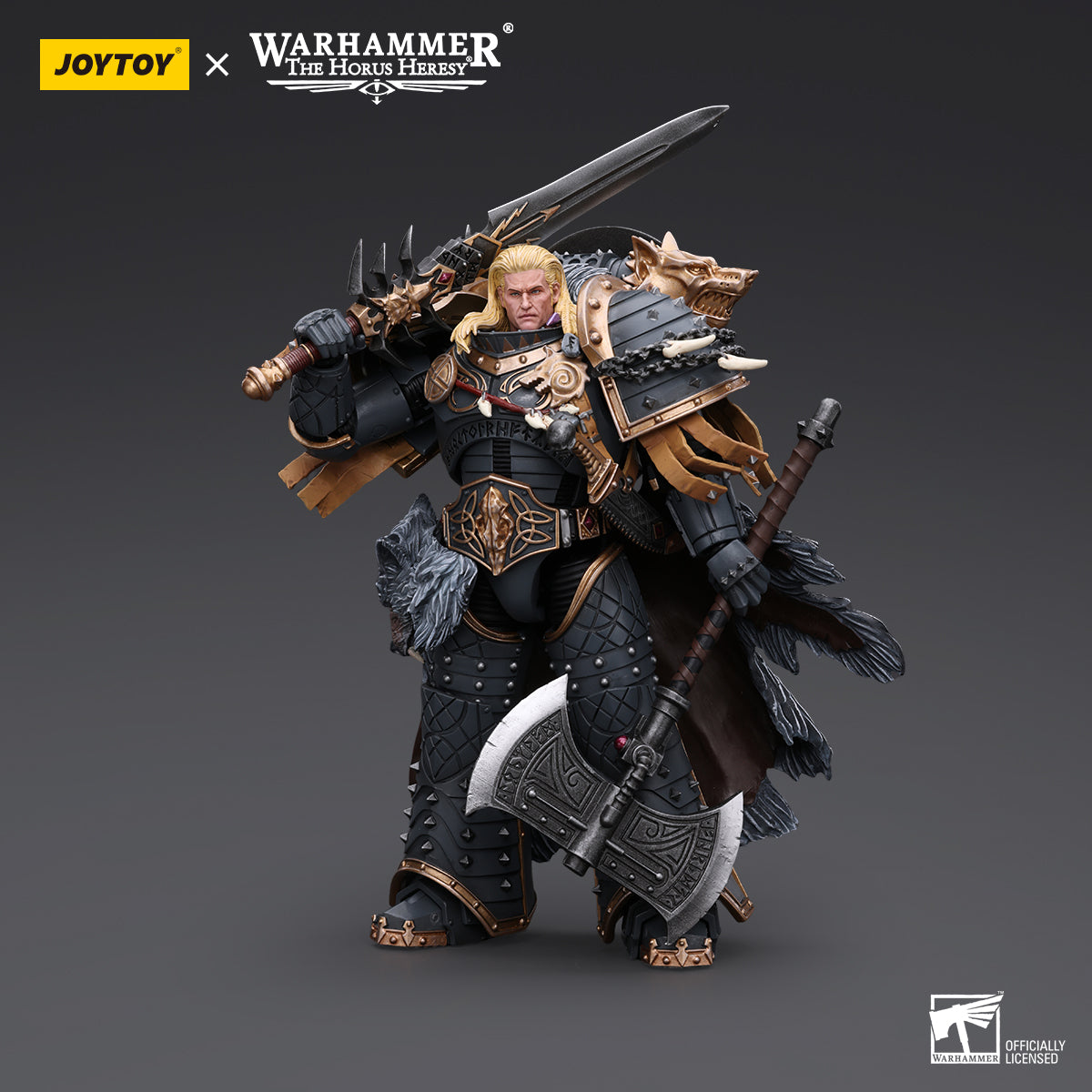 Warhammer Collectibles: 1/18 Scale Space Wolves Leman Russ Primarch of the VIth Legion - Good Games