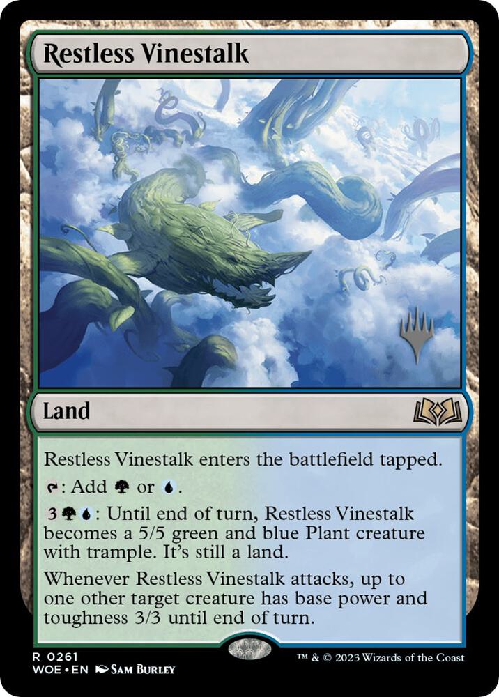 Restless Vinestalk 261 (Promo Pack: Wilds of Eldraine)