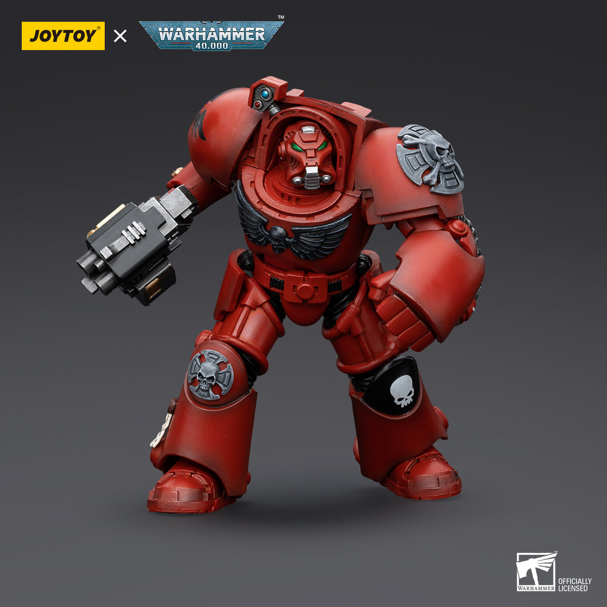 Warhammer Collectibles: 1/18 Scale Blood Angels Terminator Squad Terminator with Storm Bolter - Good Games
