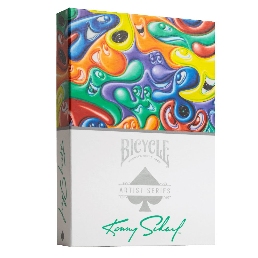 Bicycle Artist Series Kenny Scharf Purple/Orange 2pk Boxed Set LIMITED SERIES - Good Games