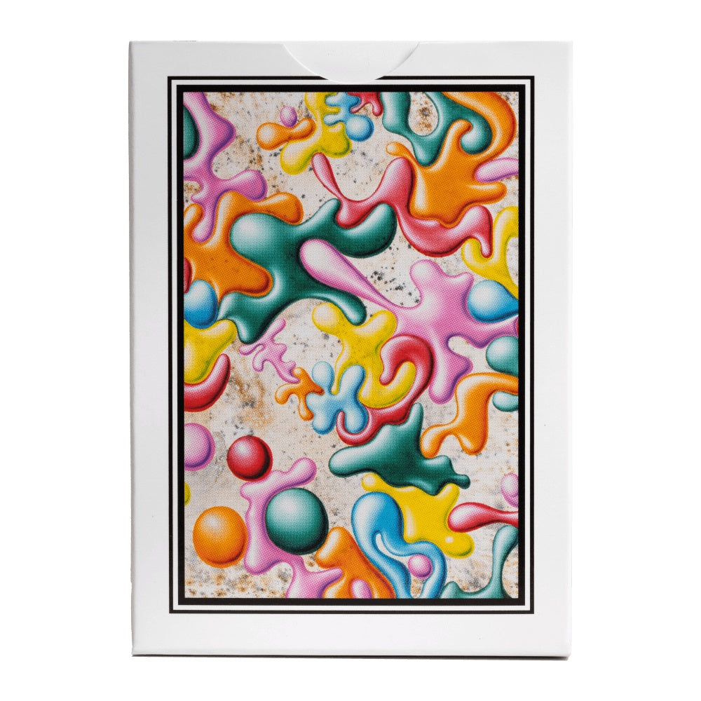Bicycle Artist Series Kenny Scharf Purple/Orange 2pk Boxed Set LIMITED SERIES - Good Games