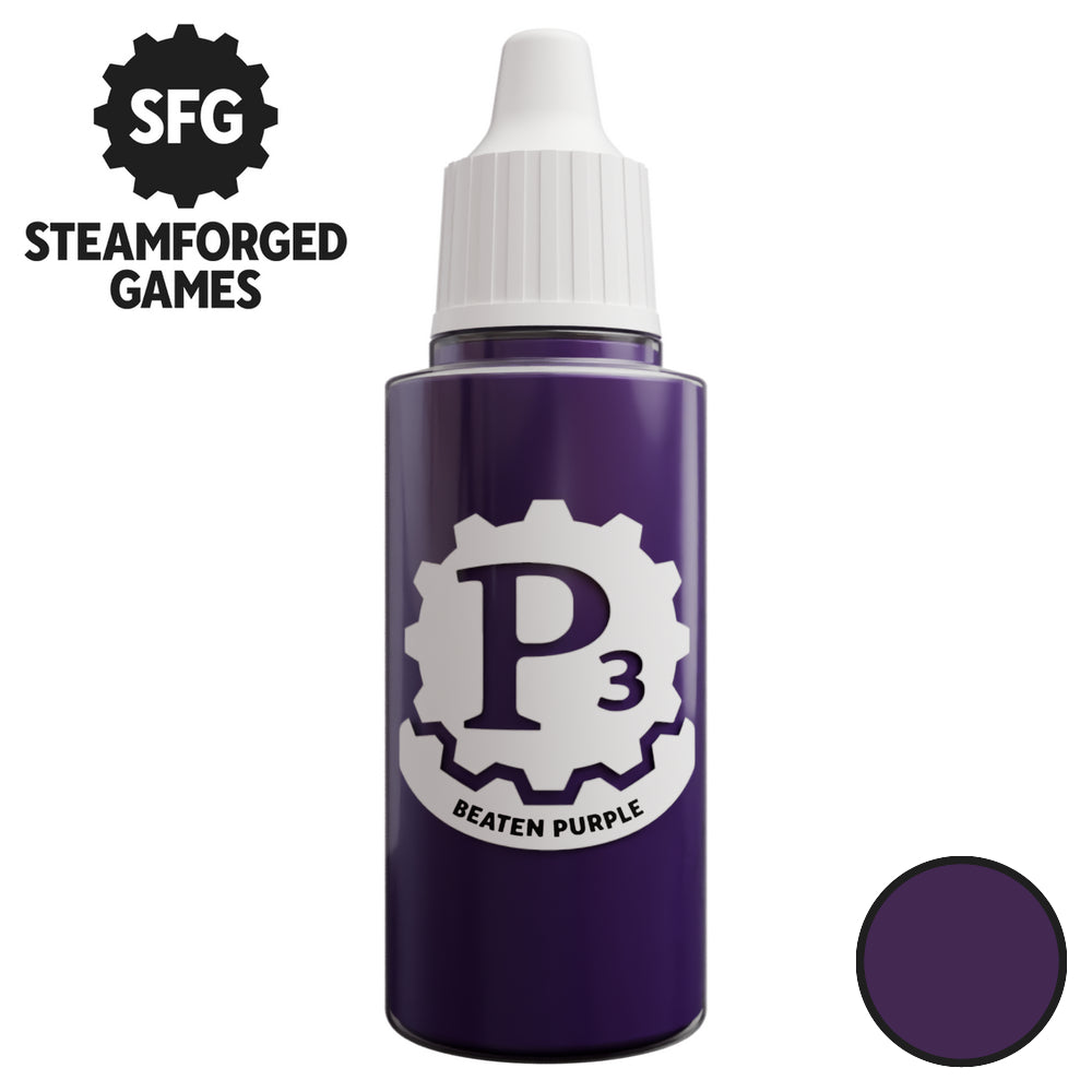 Steamforged Games P3 Paint 18ml - Beaten Purple - Good Games