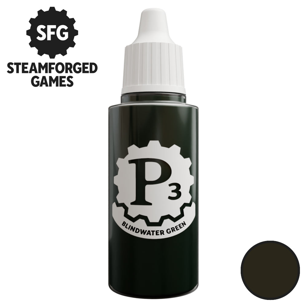 Steamforged Games P3 Paint 18ml - Blindwater Green - Good Games