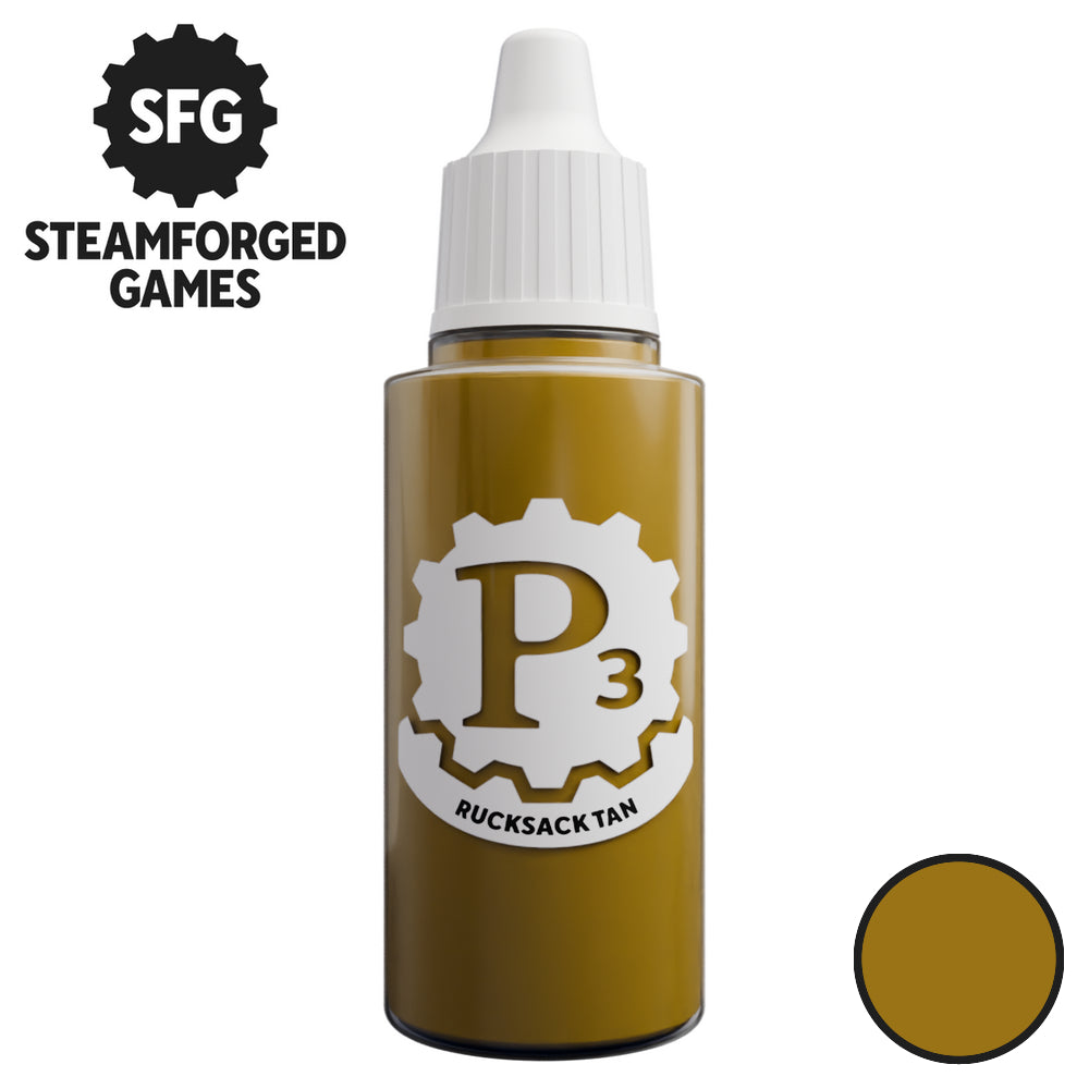 Steamforged Games P3 Paint 18ml - Rucksack Tan - Good Games