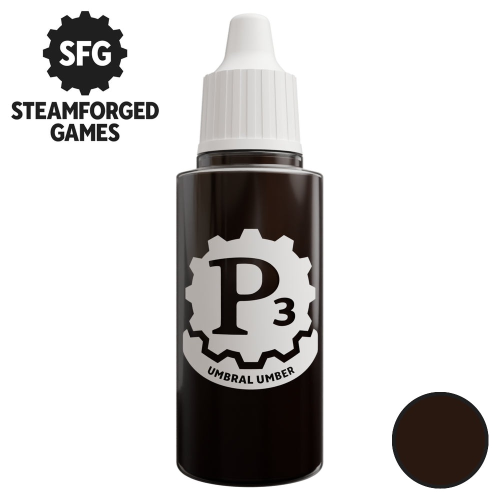 Steamforged Games P3 Paint 18ml - Umbral Umber - Good Games
