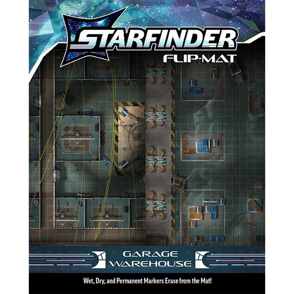 Starfinder Maps: Starfinder Flip-Mat: Garage Warehouse