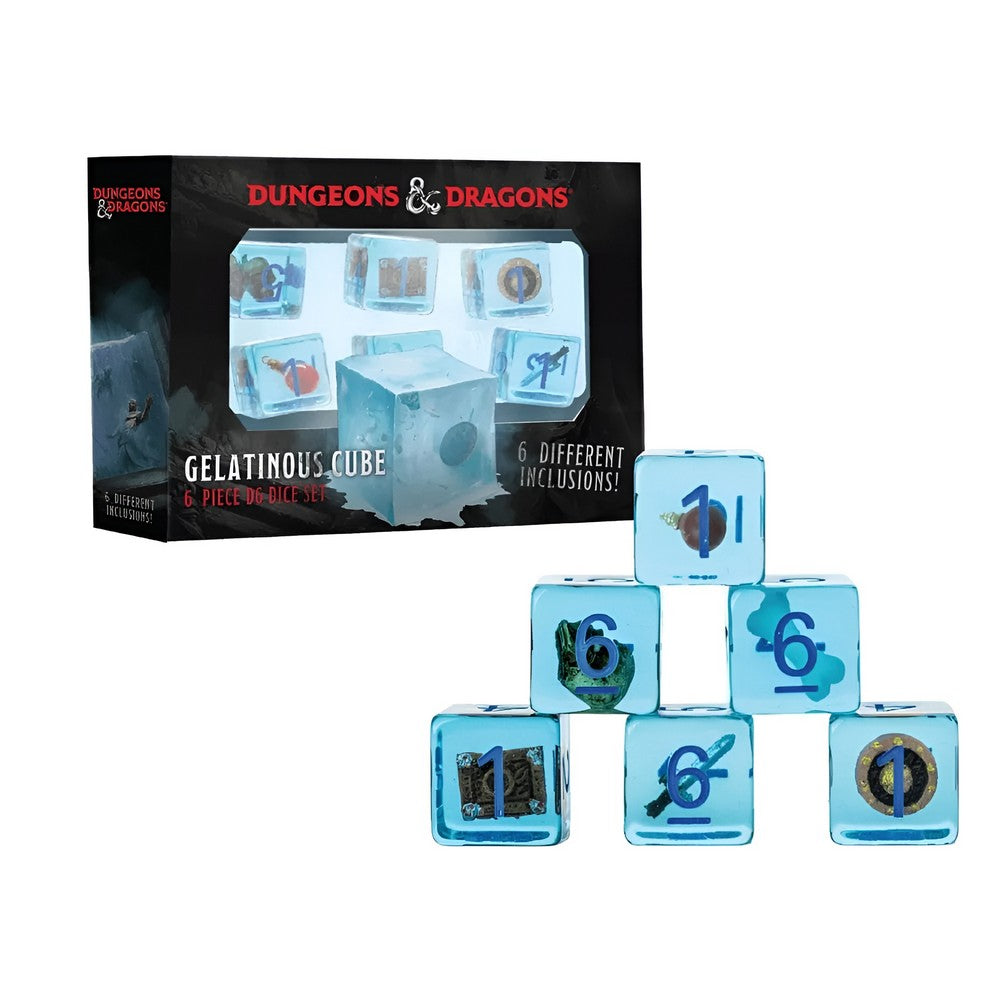 Fanroll: D&D Gelatinous Cube D6 6-Pack
