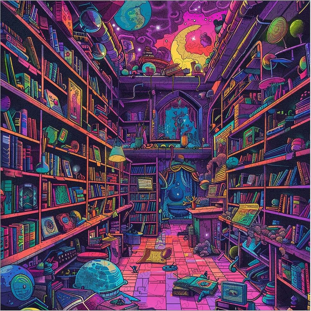 Trippy Puzzles - 300 Piece Wood Jigsaw Chaos Chronicles