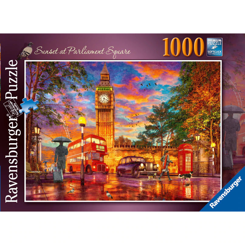 Ravensburger - Sunset at Parliament Square - 1000 Piece Jigsaw - Good Games