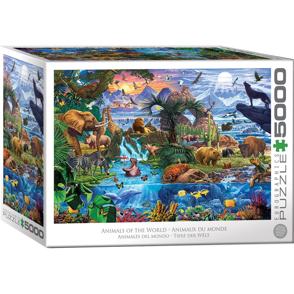 Animals Of The World 5000 Piece Puzzle