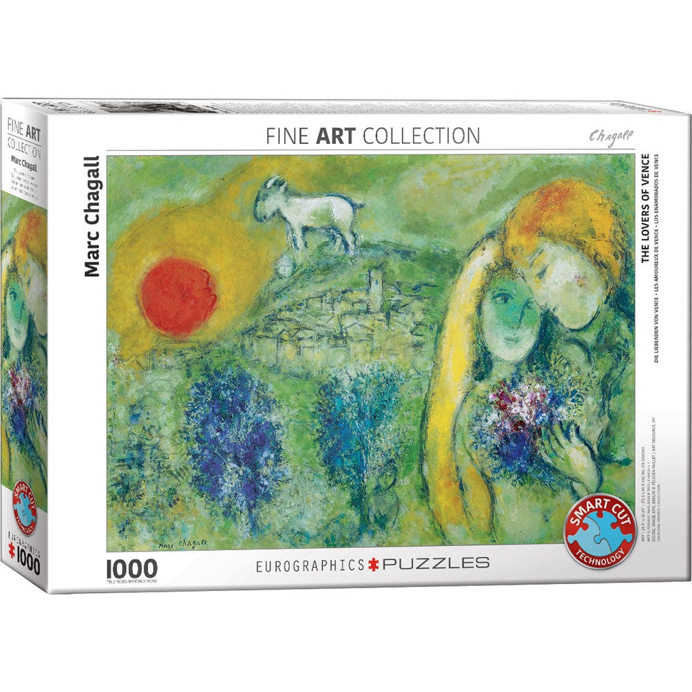 Chagall - Lovers Of Vence 1000 Piece Puzzle
