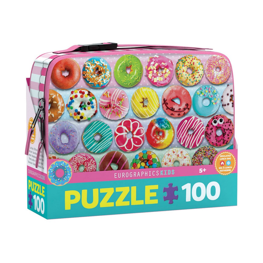 Eurographics - Donuts 100 Piece Puzzle Lunch Bag