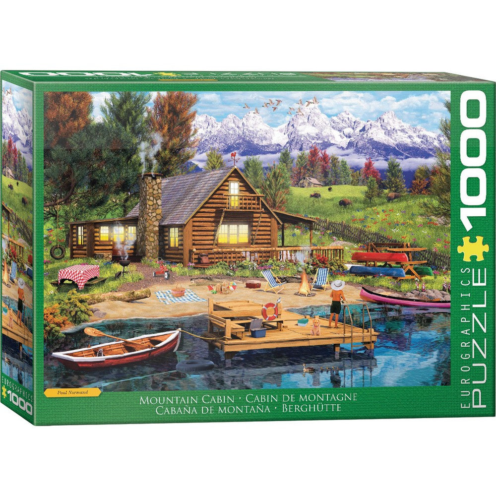 Eurographics - Grand Teton Cabin 1000 Piece Puzzle