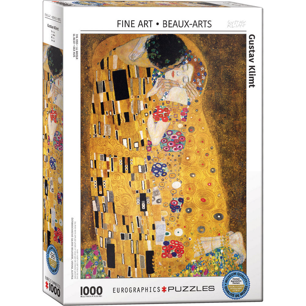 Eurographics - Klimt - The Kiss 1000 Piece Puzzle White Box