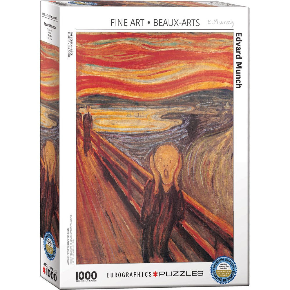 Eurographics - Munch - The Scream 1000 Piece Puzzle Eur