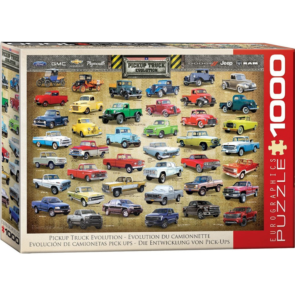 Pick-Up Truck Evolution 1000 Piece Puzzle