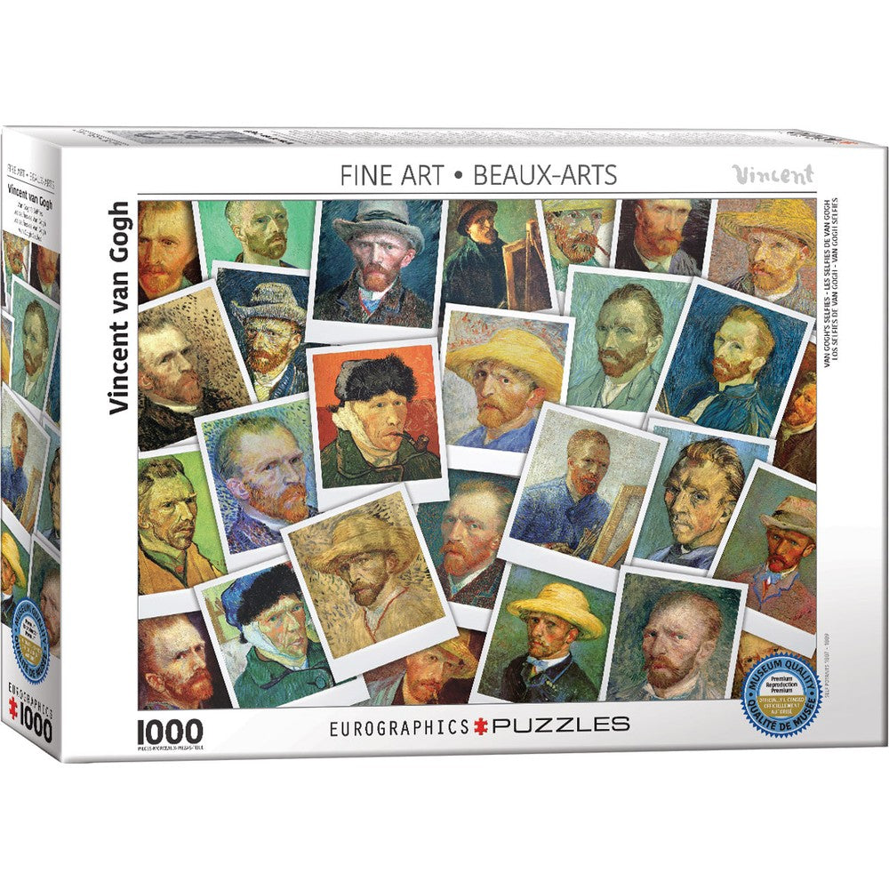 Eurographics - Van Gogh - Selfies 1000 Piece Puzzle