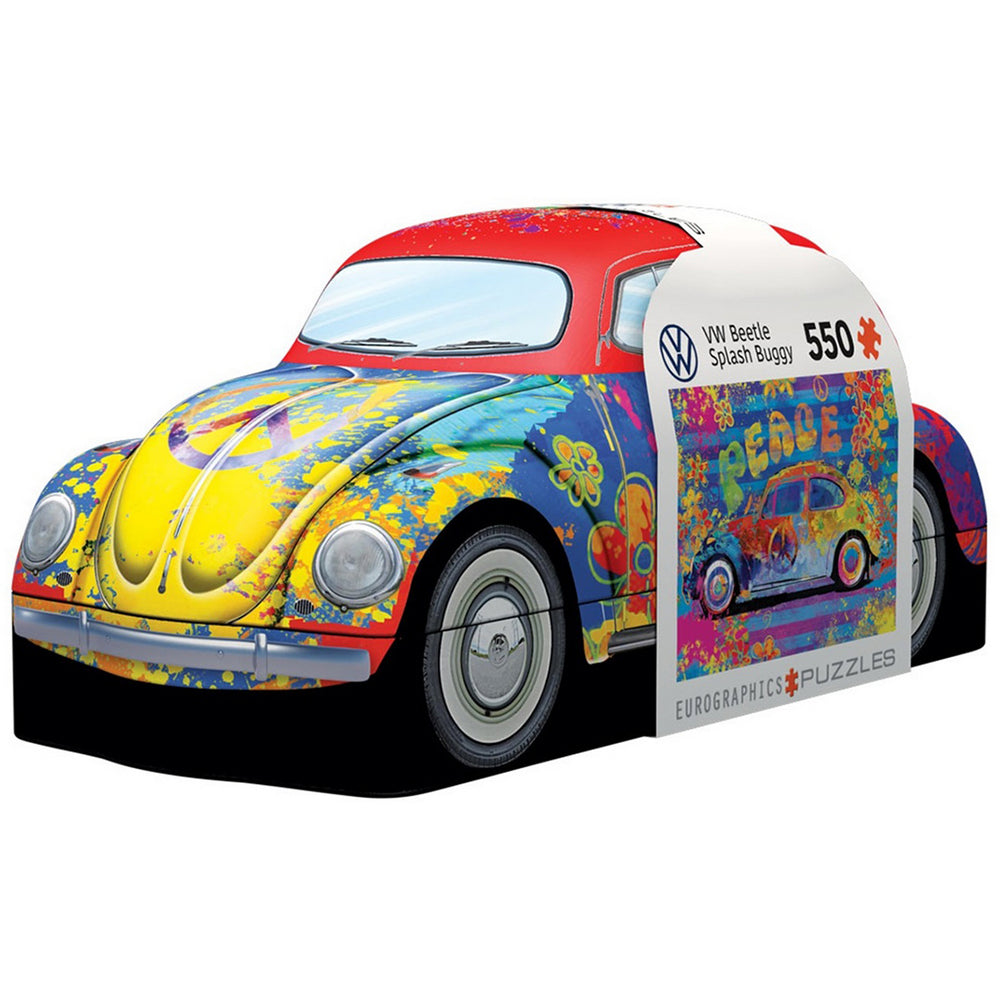 Eurographics - VW Beetle Splash Bug 550 Piece Puzzle Tin