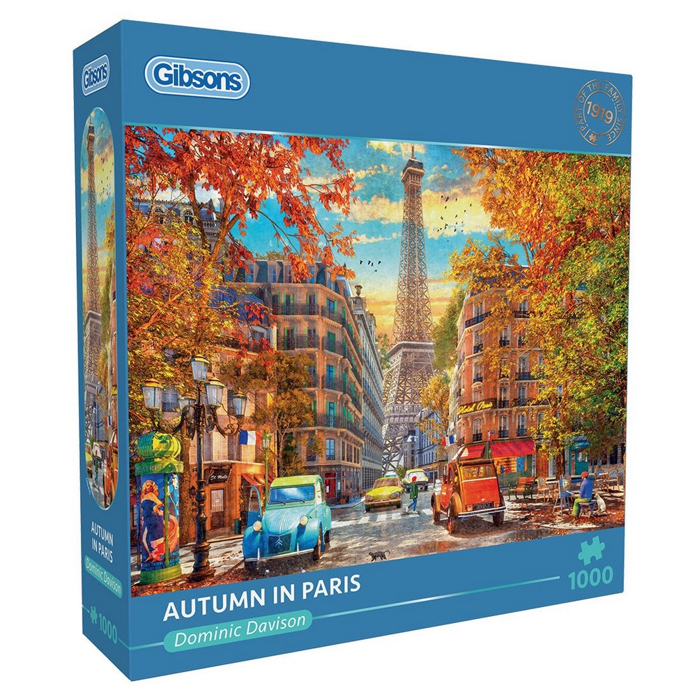 Gibsons - Autumn In Paris 1000 Piece Puzzle
