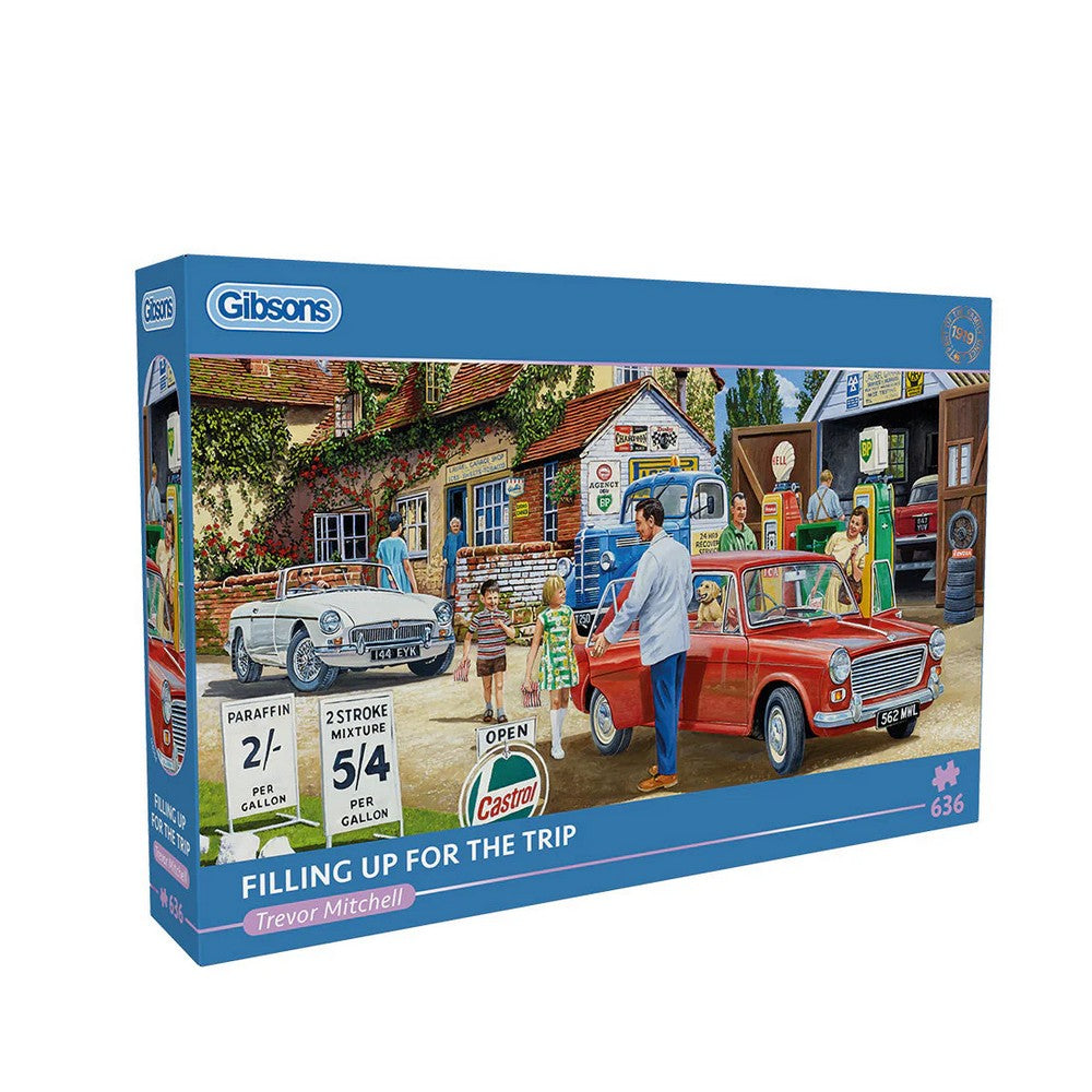Gibsons - Filling Up For The Trip 636 Piece Puzzle