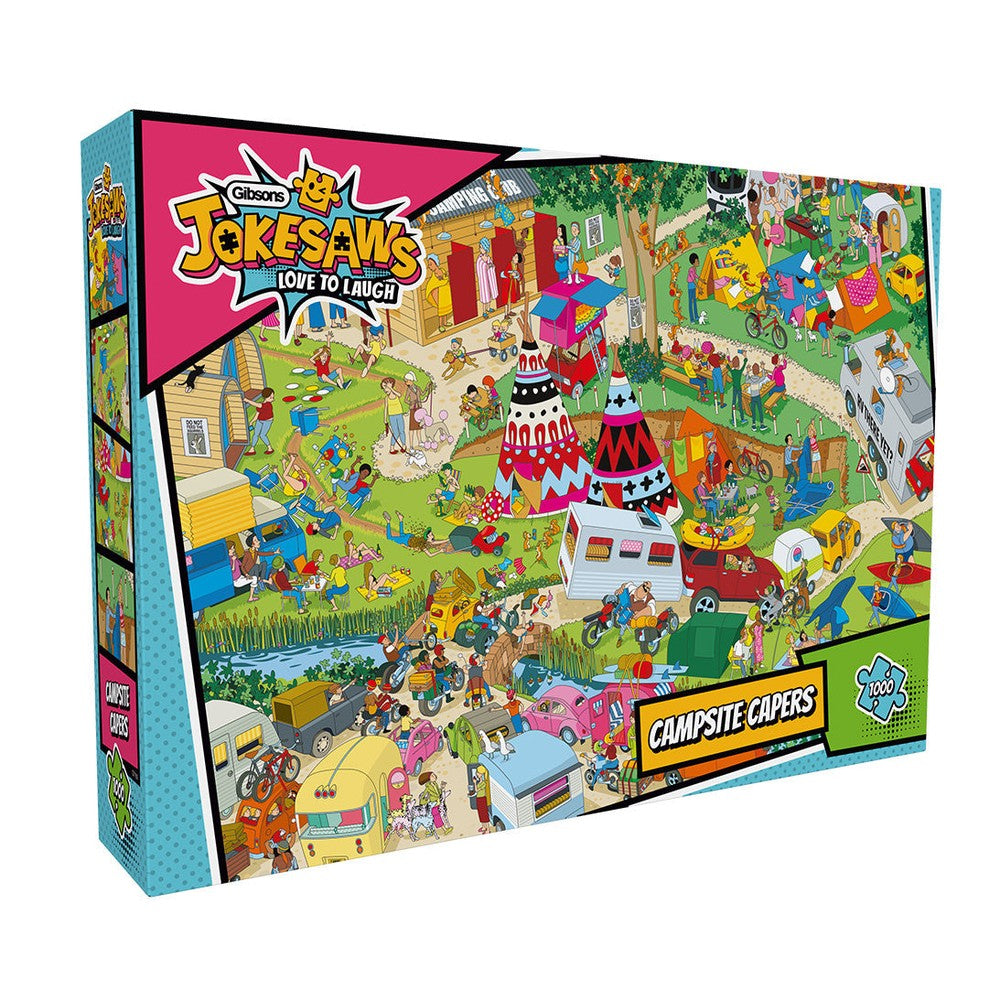 Gibsons - Jokesaws Campsite Capers 1000 Piece Puzzle