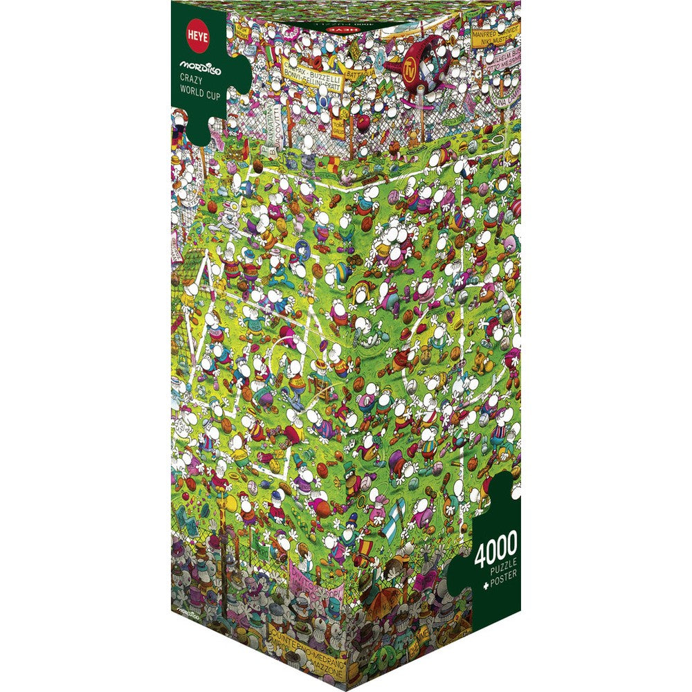 Heye - Mordillo - Crazy World Cup 4000 Piece Puzzle – Good Games